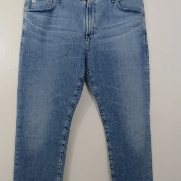 AG Adriano Goldschmied Size 38x34 Everrett Jeans Slim Straight Denim NEW - Picture 3 of 7
